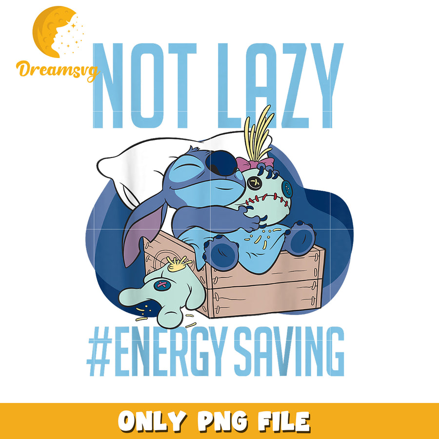 Stitch not lazy energy saving png, lilo and stitch png, disney character png