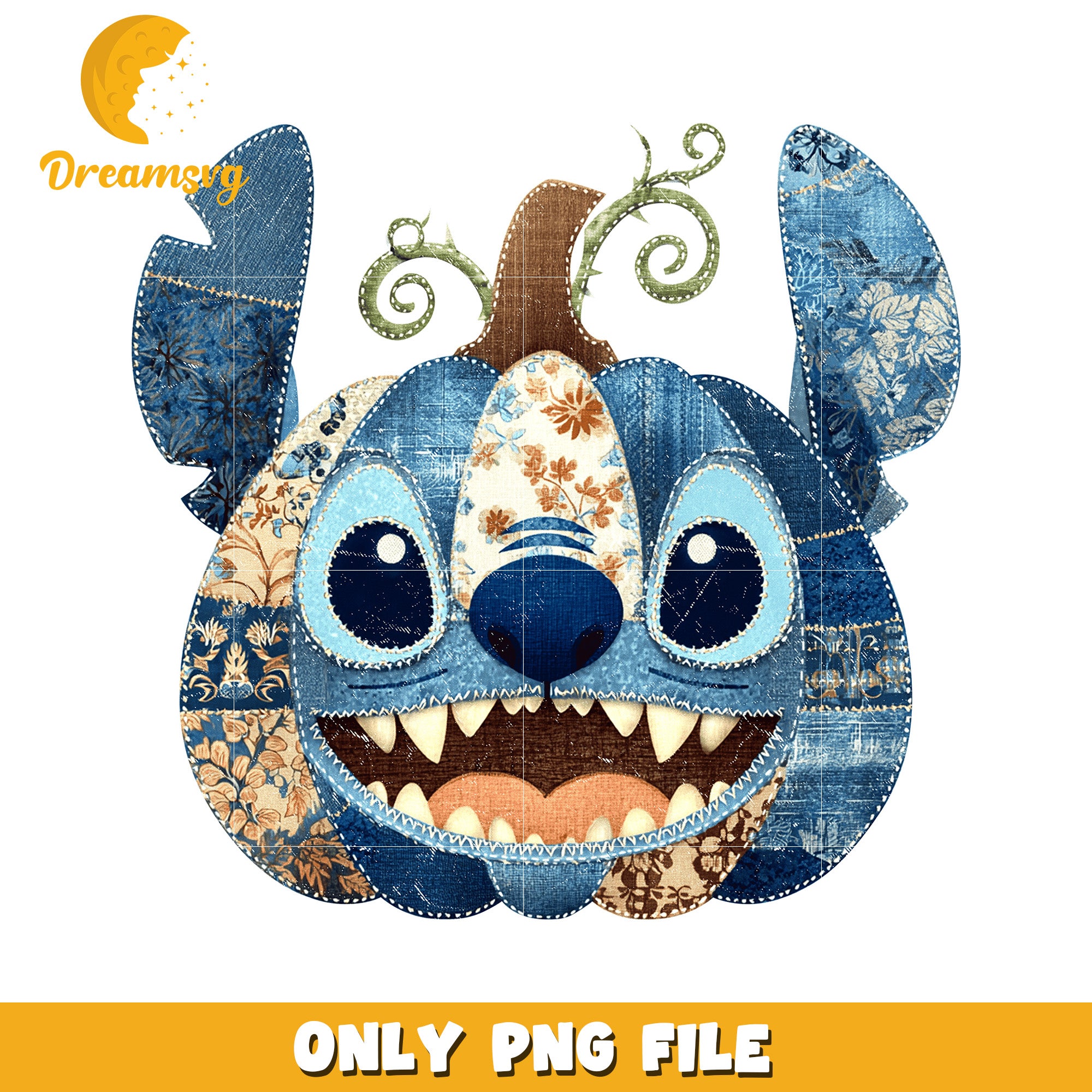 Stitch pumpkin design png, halloween cartoons png, spirit halloween png