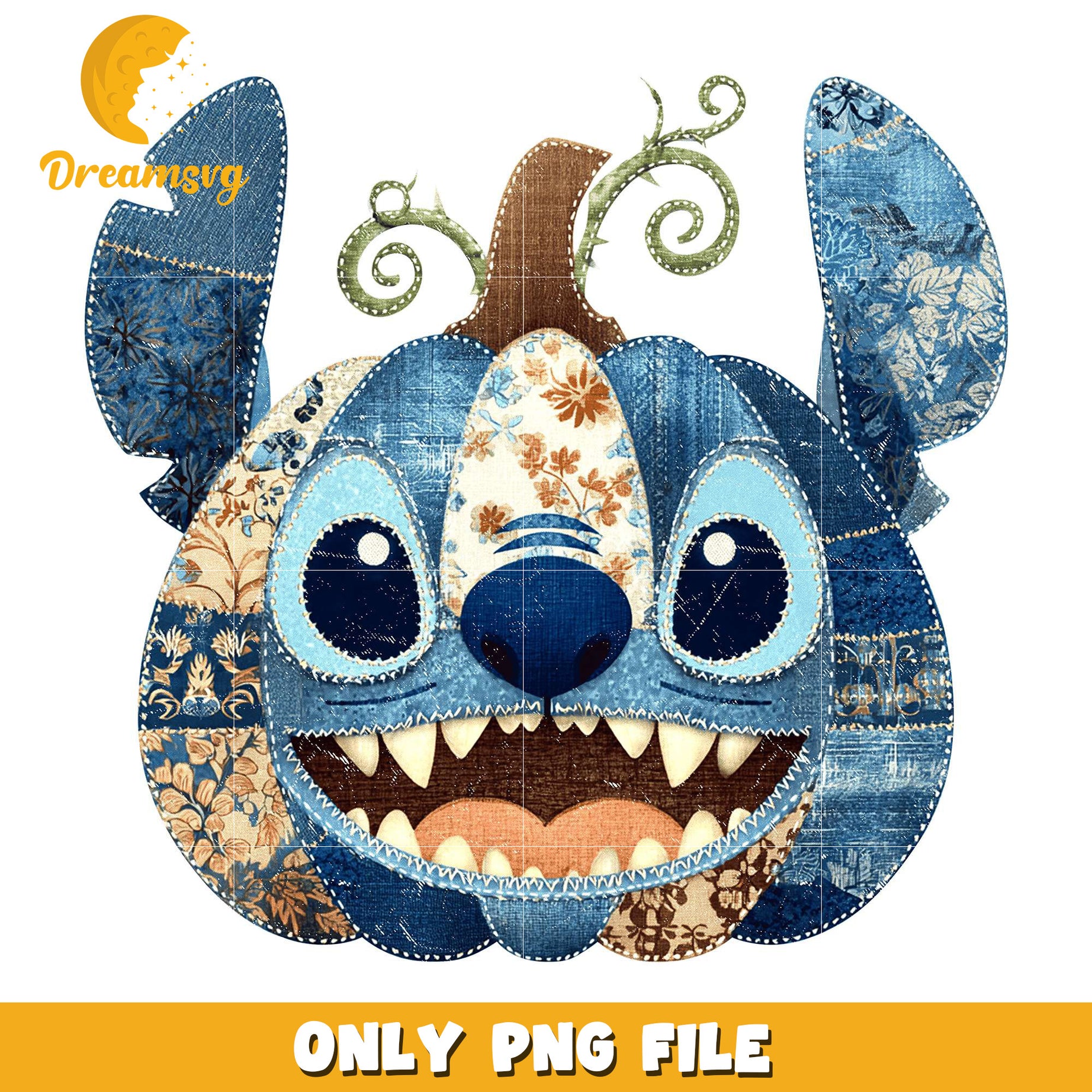 Stitch pumpkin png, halloween disney​​ png, disney characters png