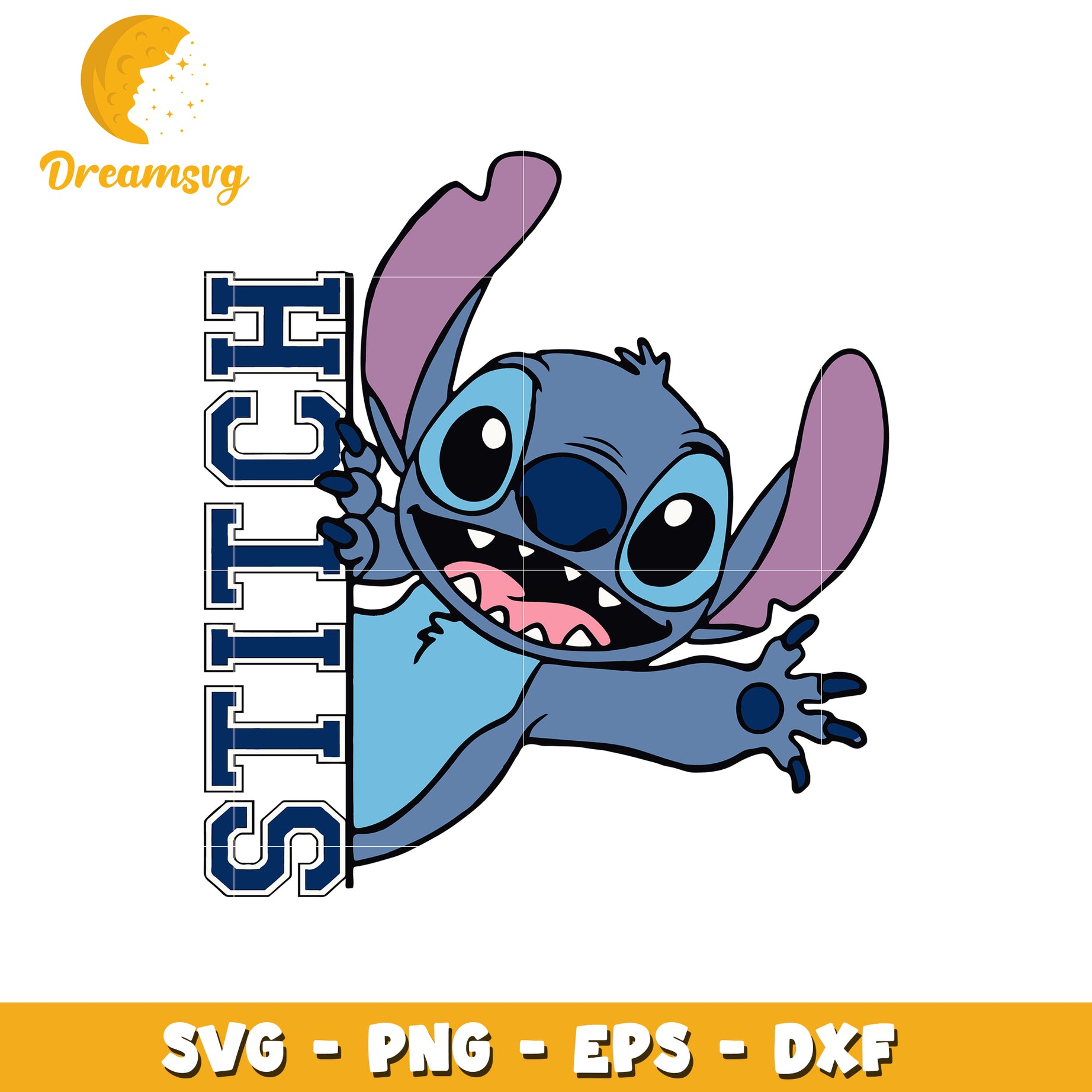 Stitch say hi svg, lilo and stitch svg, funny stitch svg