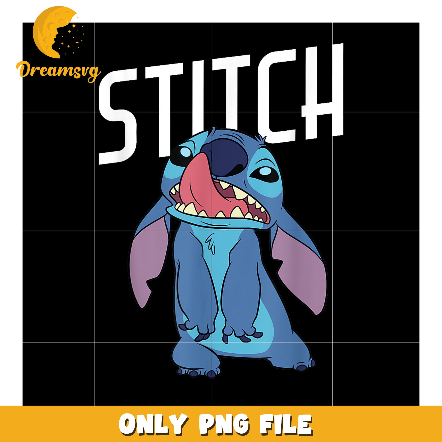 Stitch silly face stitch licking his nose png, stitch png, lilo and stitch png