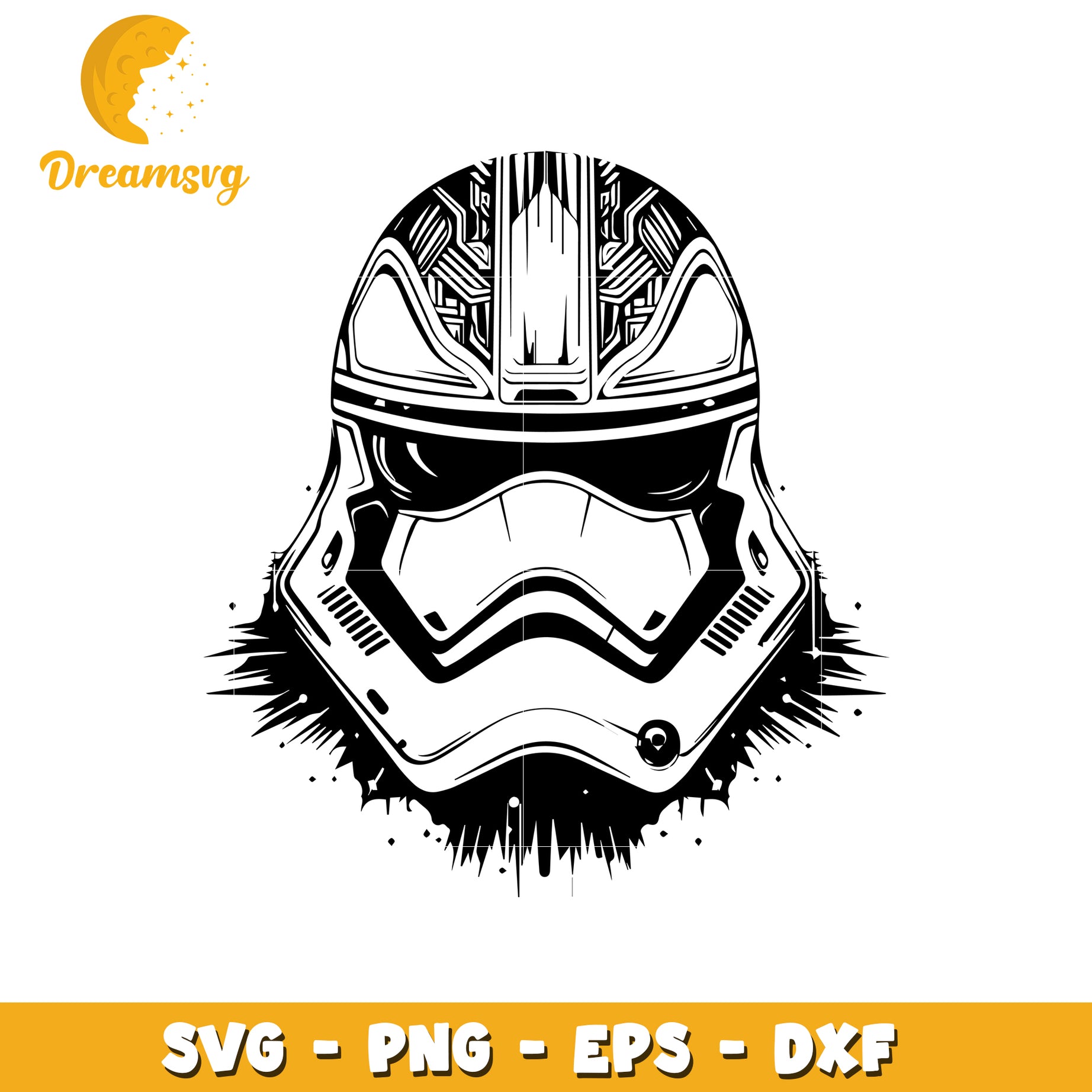 Stormtrooper Helmet SVG Cut File