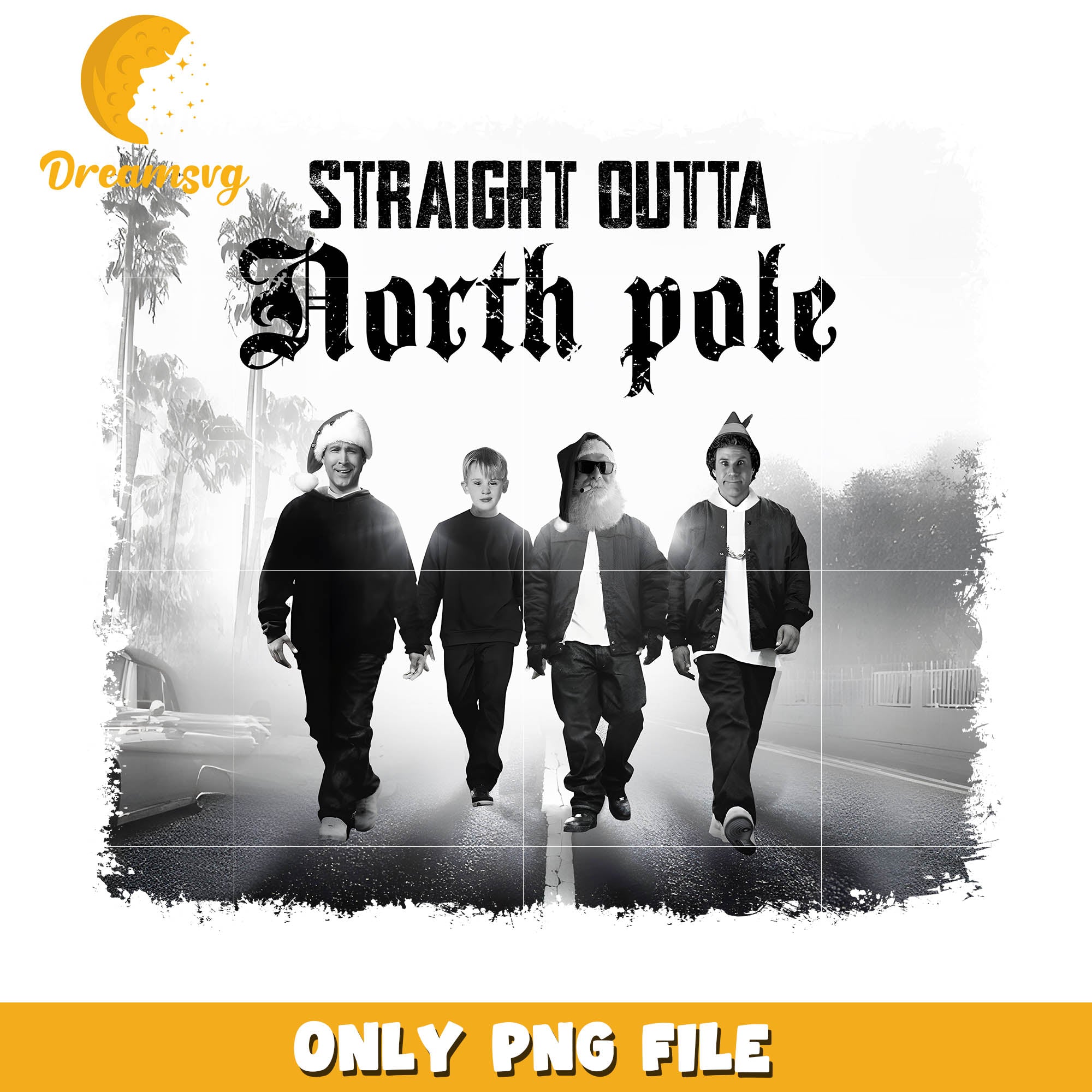 Straight outta north pole png, north pole​ png, the north pole​ png