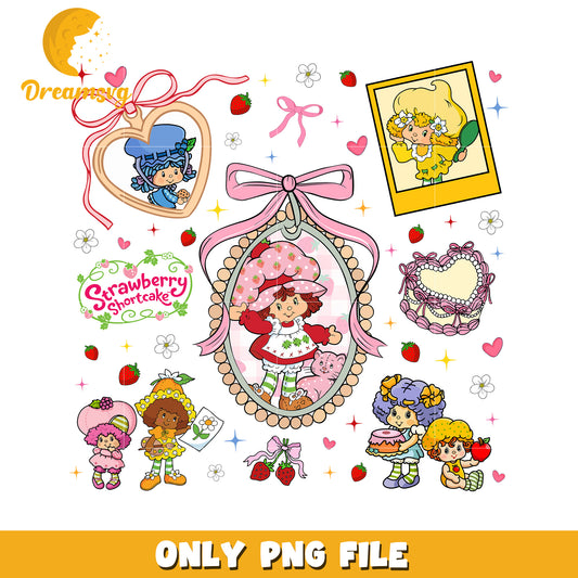 Strawberry Shortcake PNG, Clipart, Digital Download