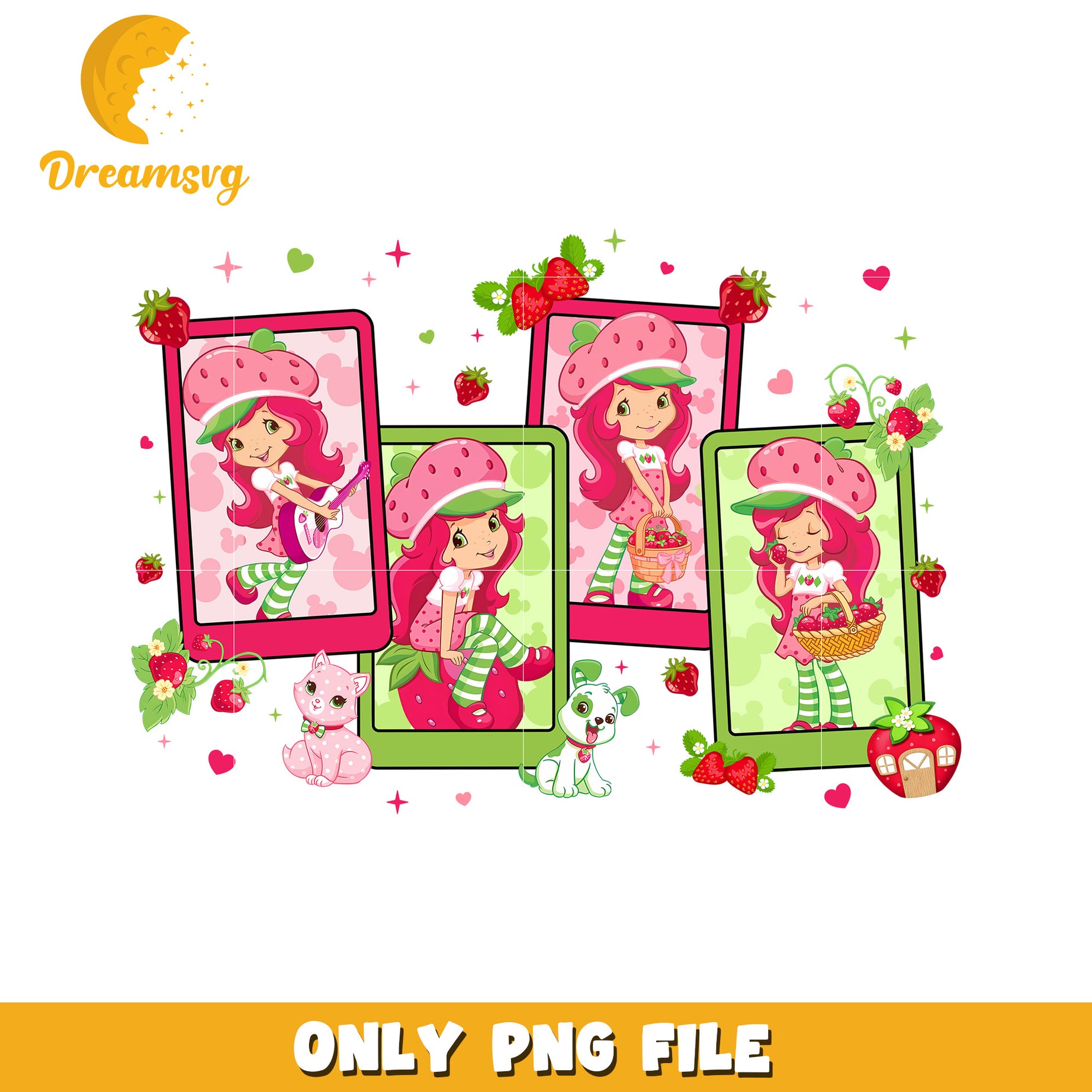 Strawberry Shortcake PNG, Clipart, Images