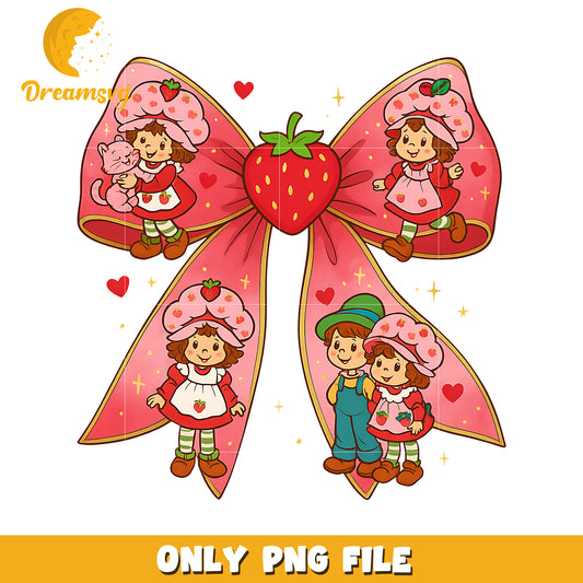 Strawberry shortcake bowtie png, strawberry shortcake png, american greetings png