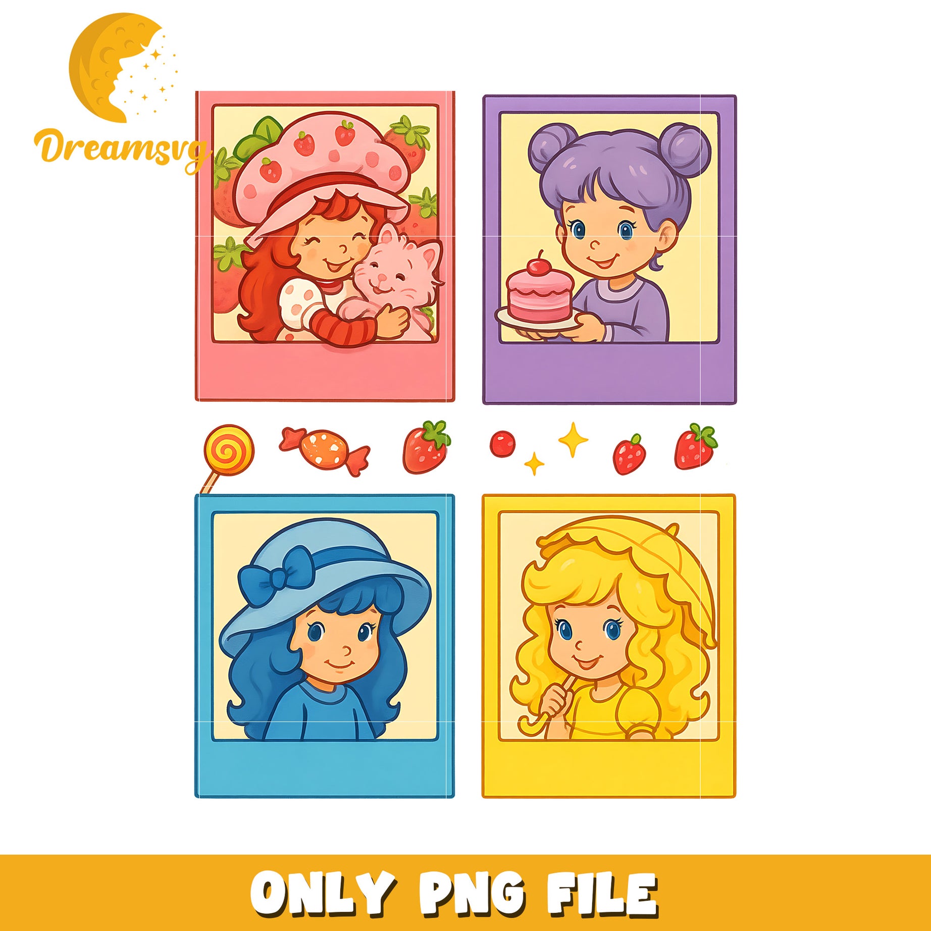 Strawberry shortcake characters png, shortcake strawberry png, strawberry shortcake characters png