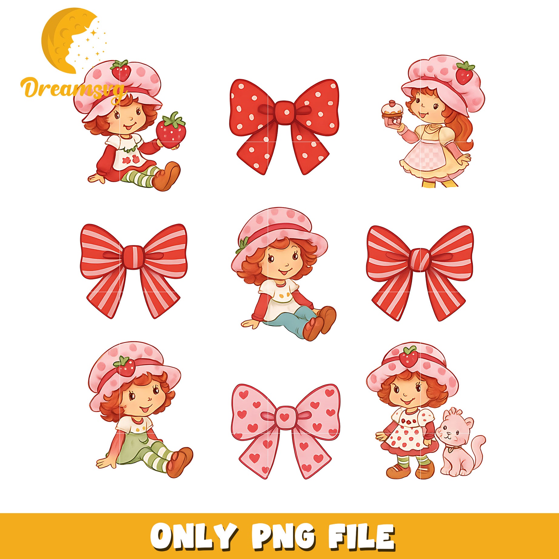 Strawberry shortcake cute png, strawberry shortcake png, american greetings png