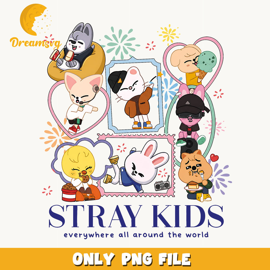 Stray Kids Skzoo Chibi PNG, Kpop Fan Art, Music PNG