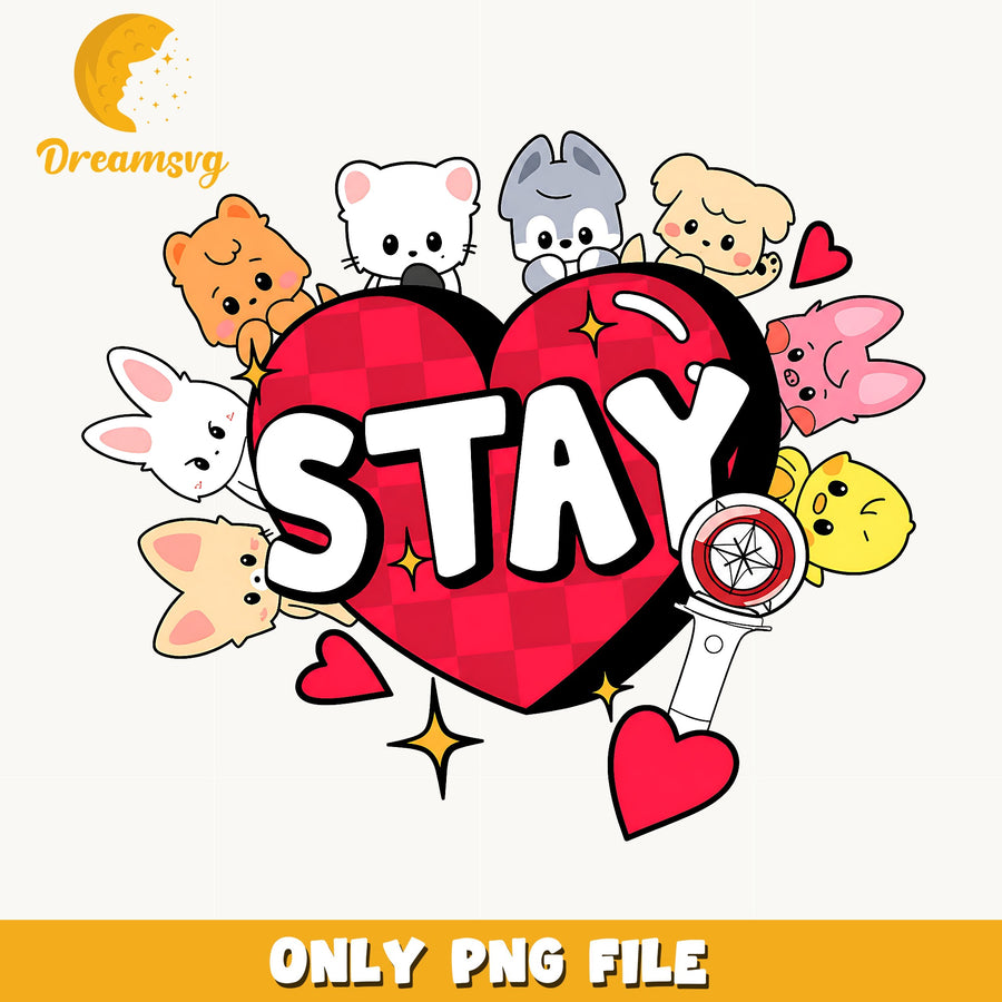 Stray Kids Stay Fandom PNG, Kpop Skzoo Heart, Fan PNG