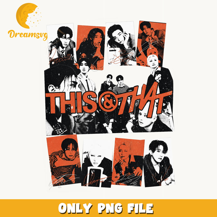Stray Kids This That Poster PNG, Kpop Album, Fan PNG