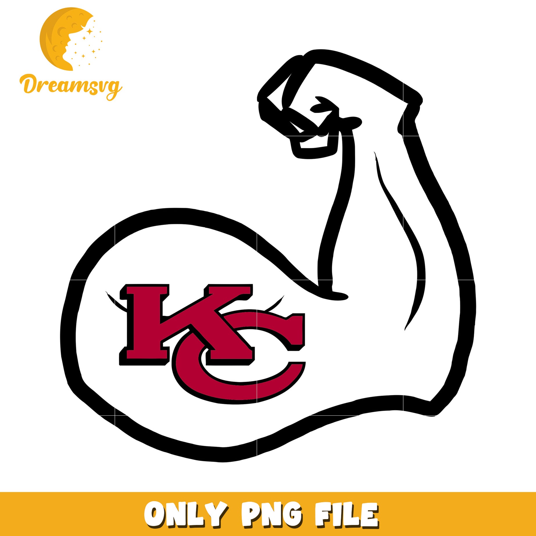 Strong Arm PNG Design for Sports Lovers Download