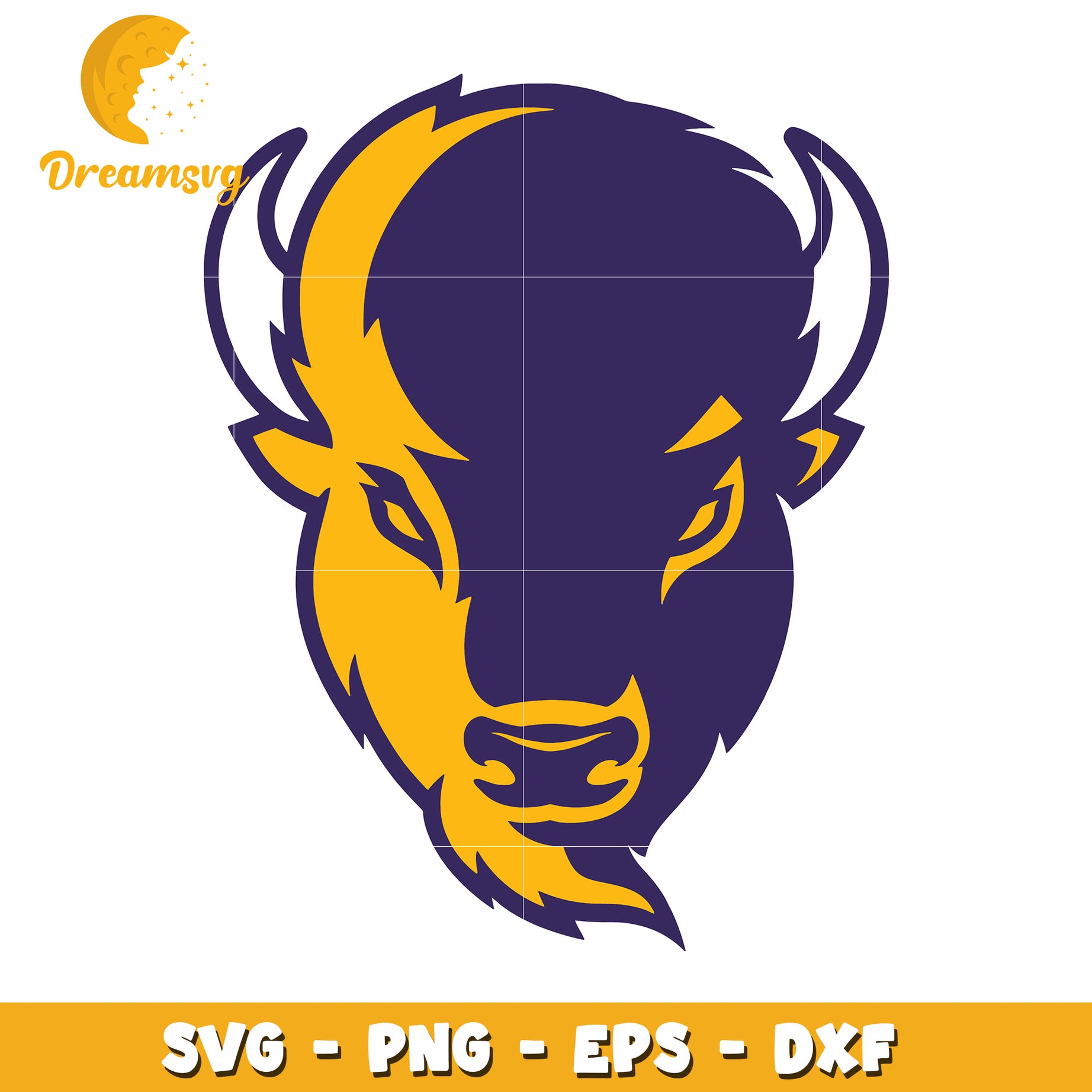 Stylish Bison Logo SVG Design for Creative Projects Download