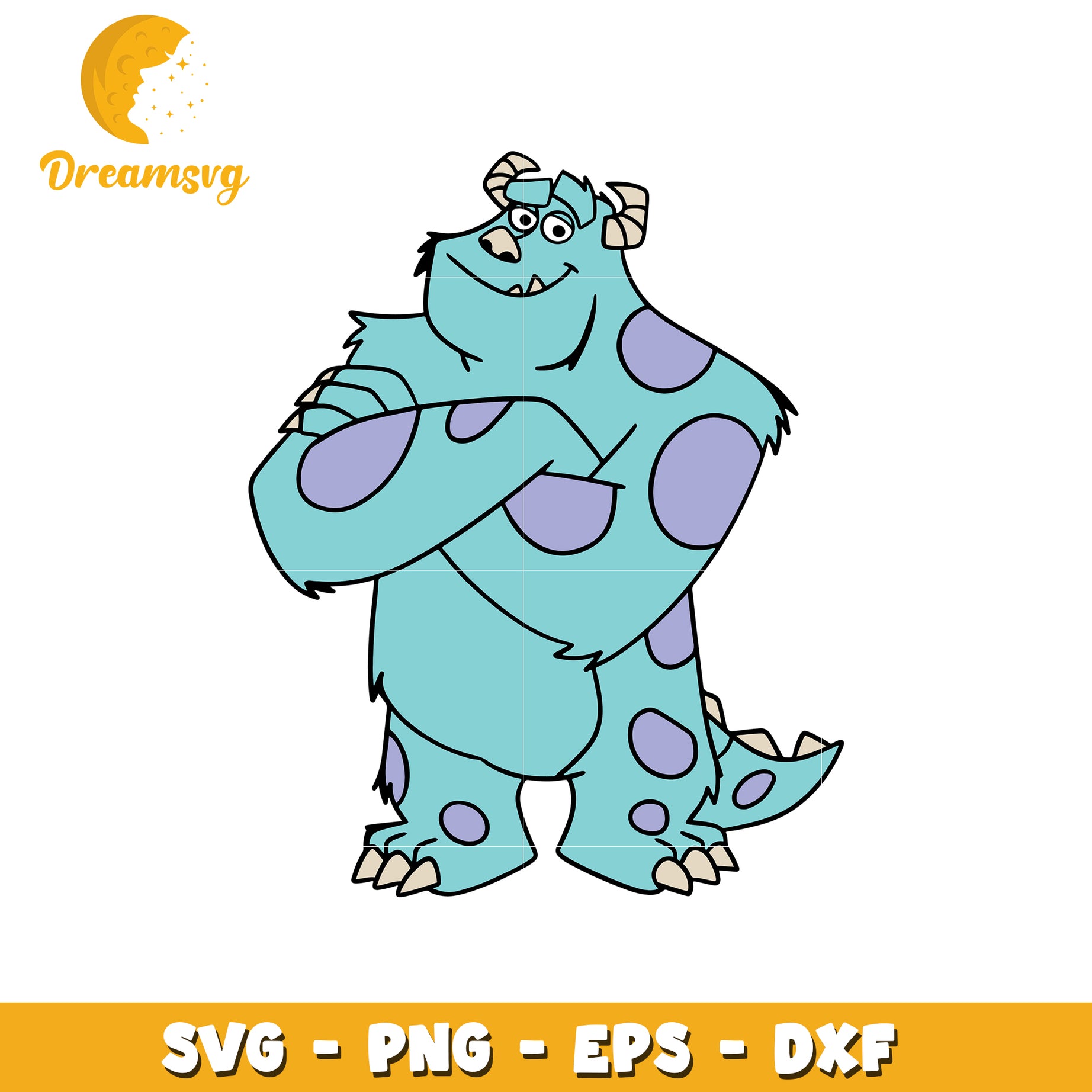 Sulley SVG PNG EPS DXF Cut File