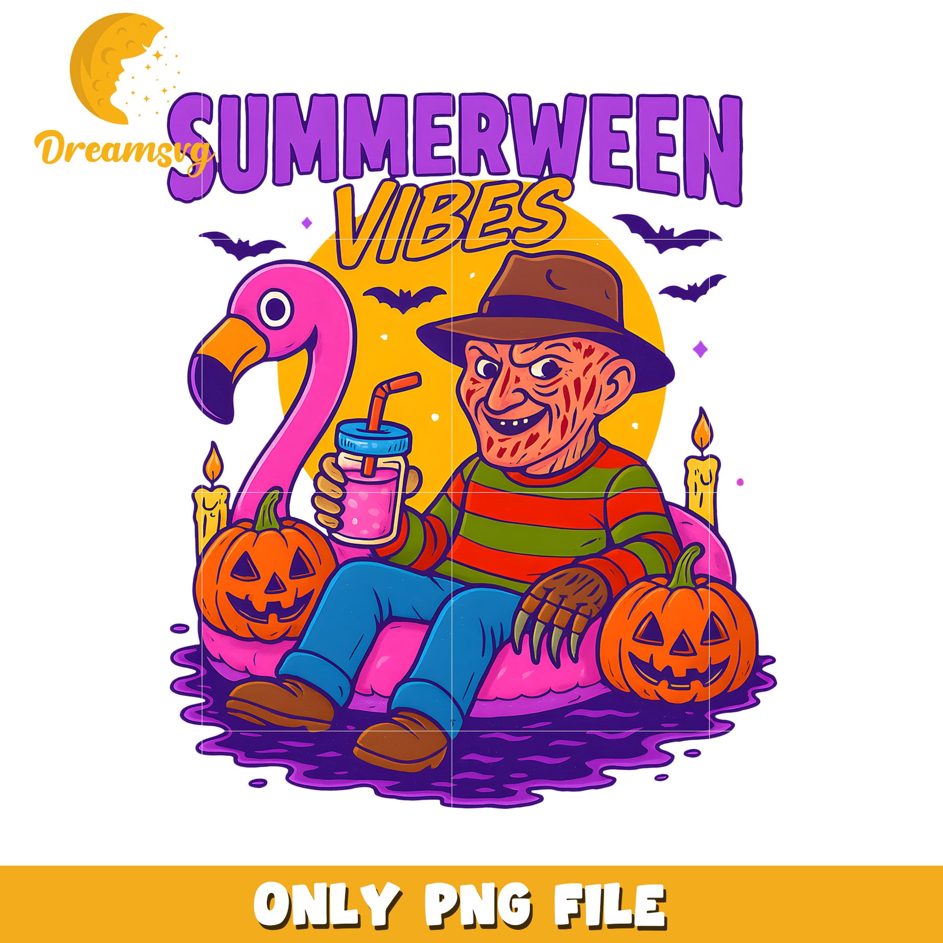 Summerween freddy png, halloween times png, spirit halloween png
