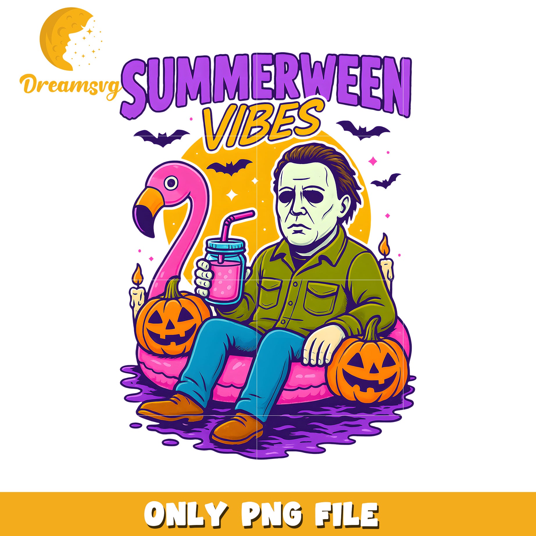 Summerween michael myers png, halloween times png, spirit halloween png