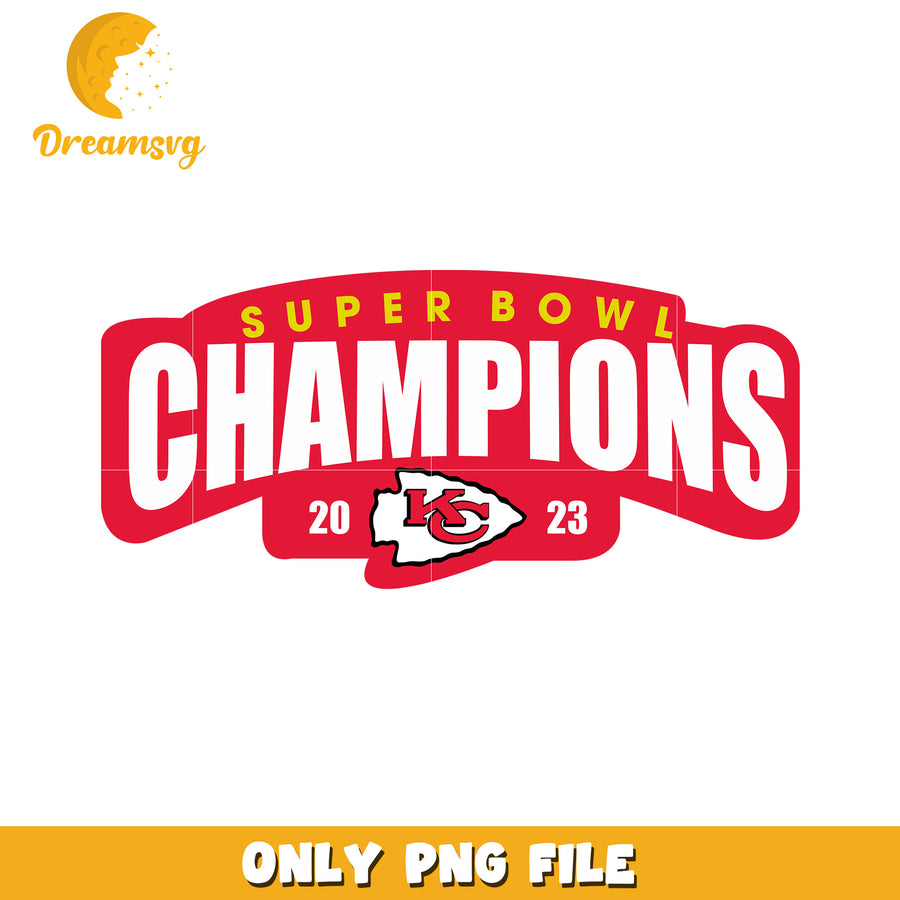 Super Bowl Champions 2023 PNG