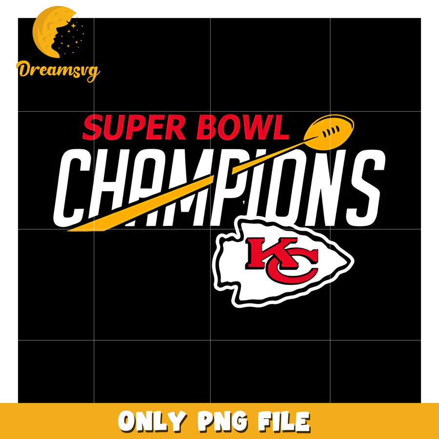 Super Bowl Champions Kansas City PNG Design File