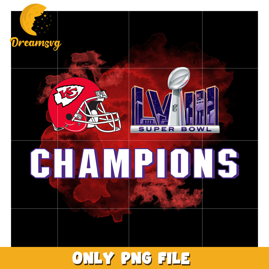 Super Bowl Champions PNG File for Kansas City Fans