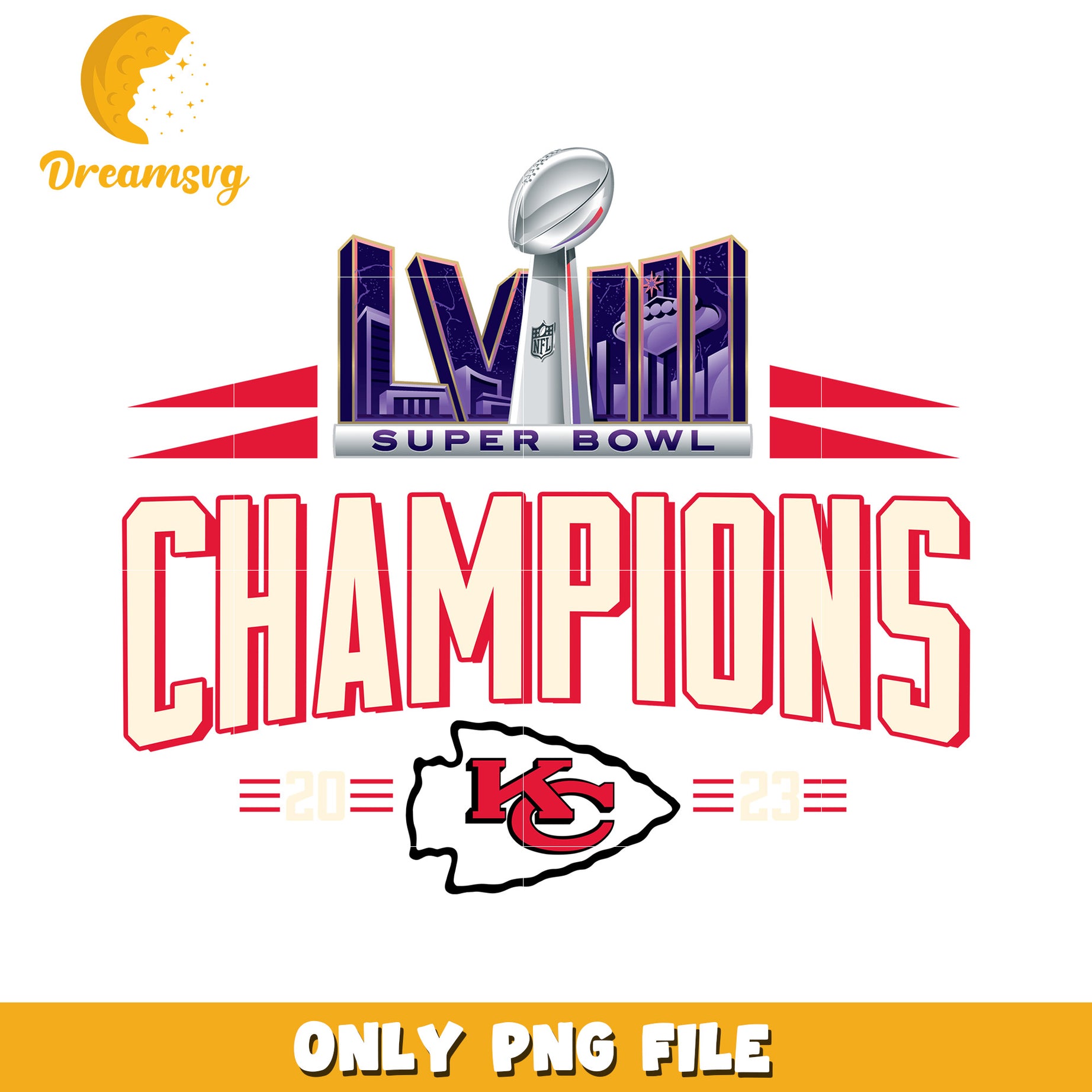 Super Bowl LVII Champions PNG  Kansas City Chiefs 2023