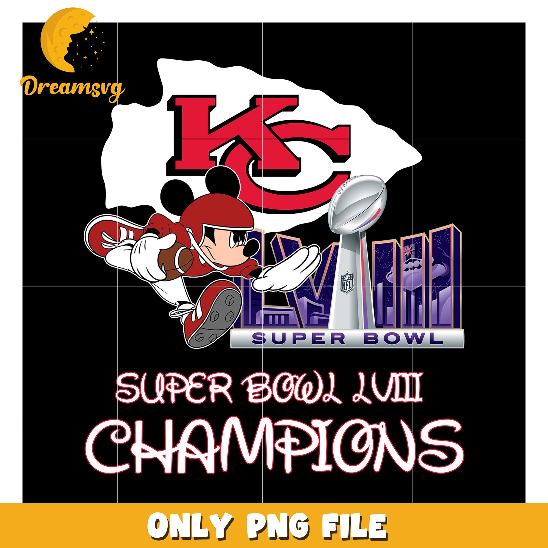 Super Bowl LVIII Champions PNG File for Fans