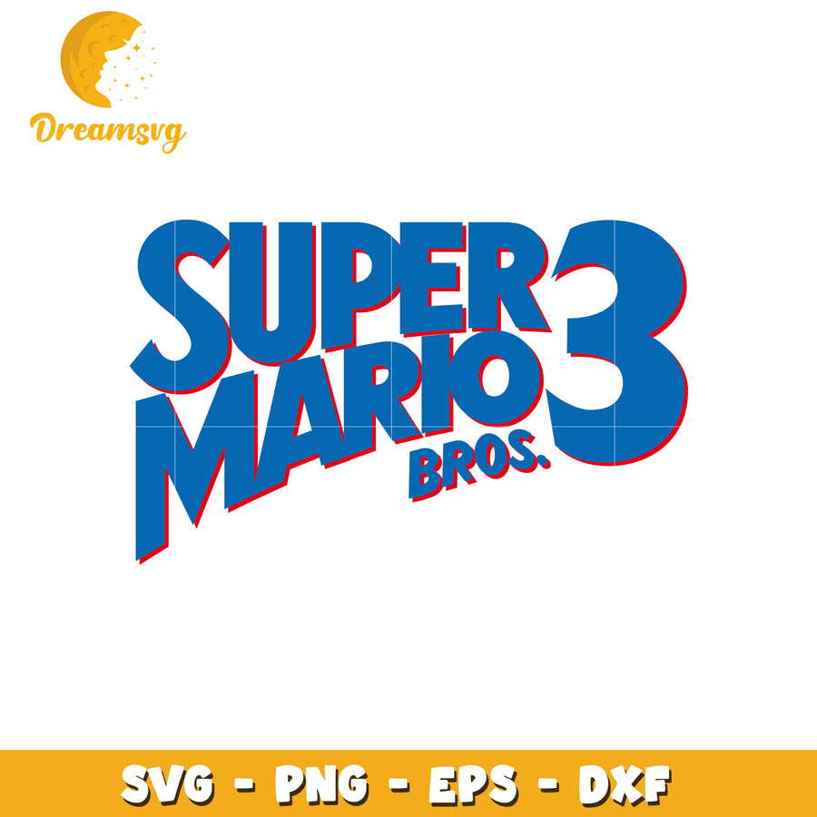 Super Mario Bros 3 SVG Cut File