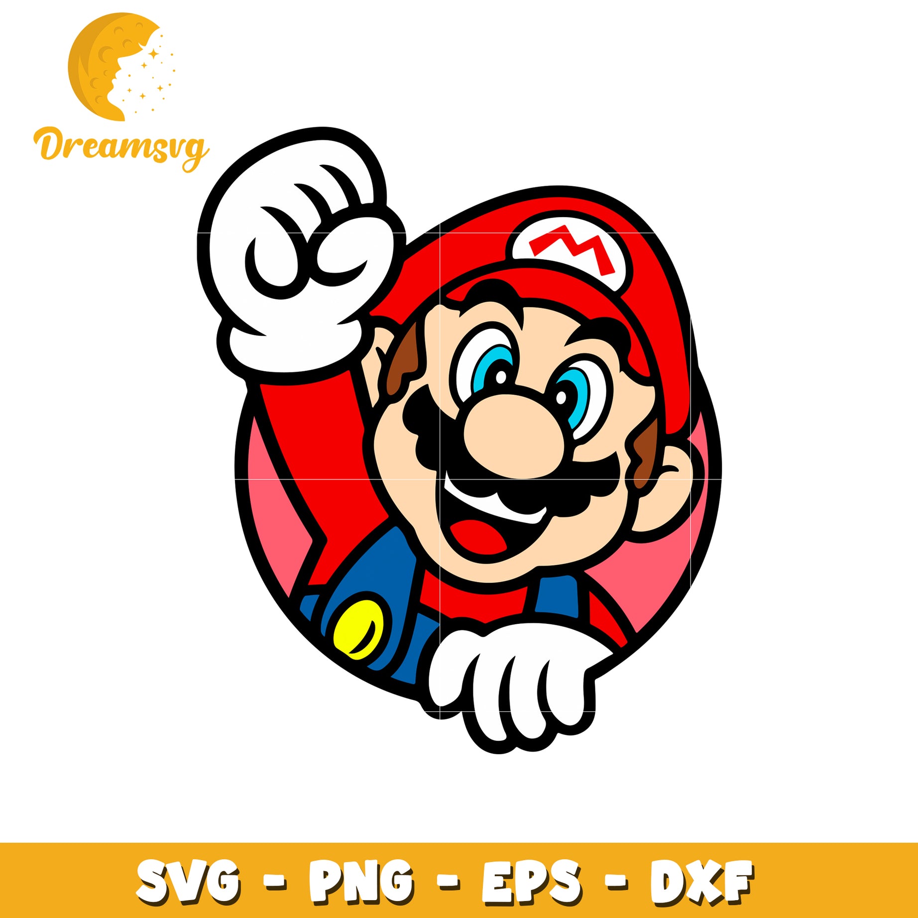 Super Mario SVG Clipart for Crafts and Designs