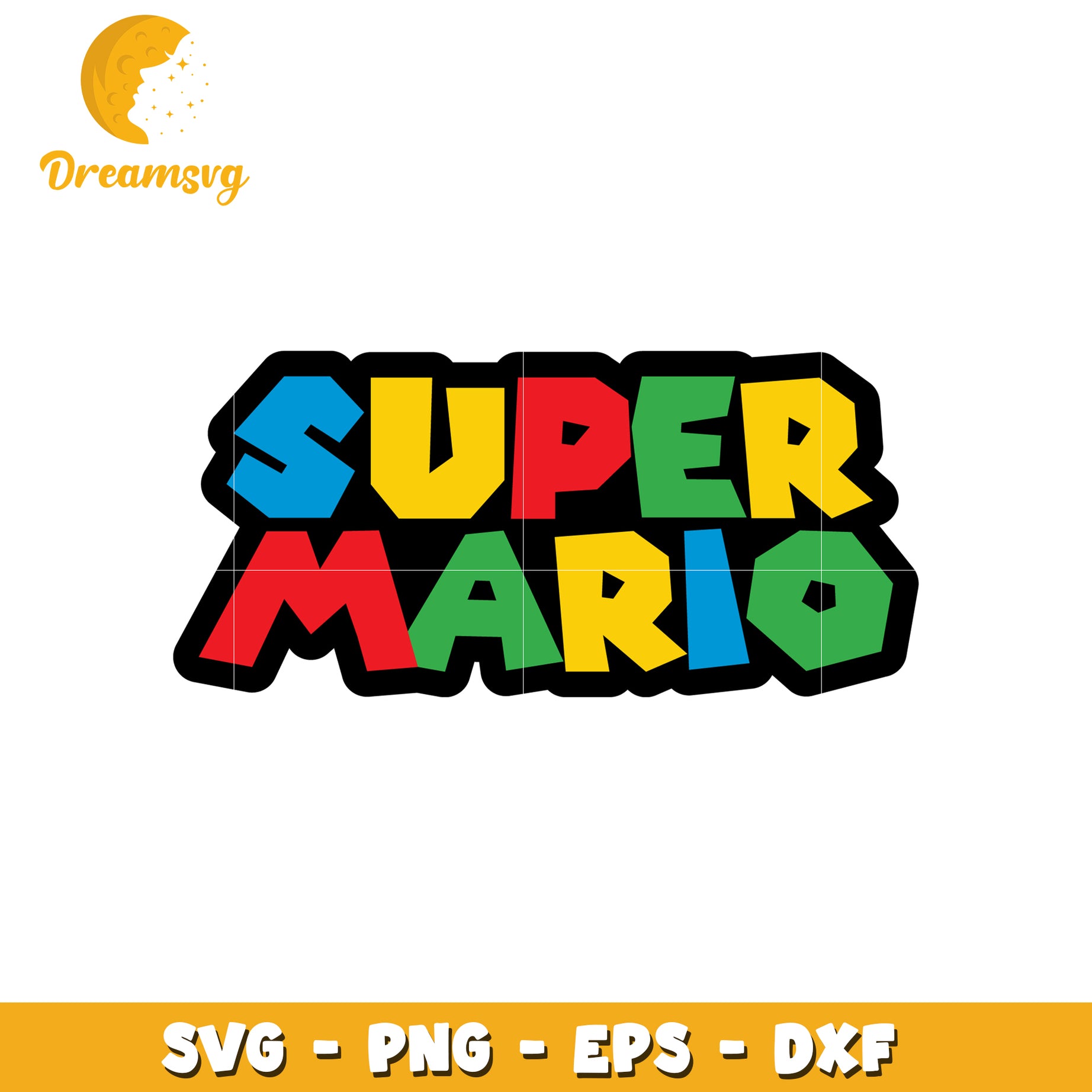 Super Mario SVG Vector Design for Crafting and Printing