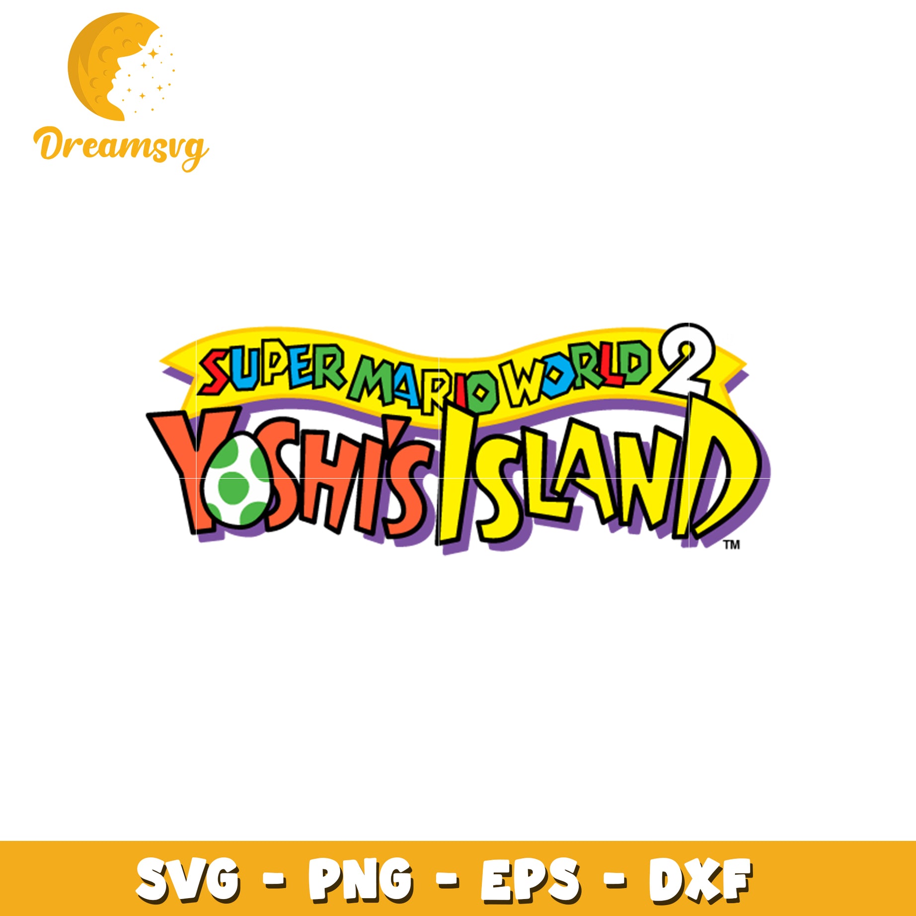 Super Mario World 2 Yoshi's Island SVG