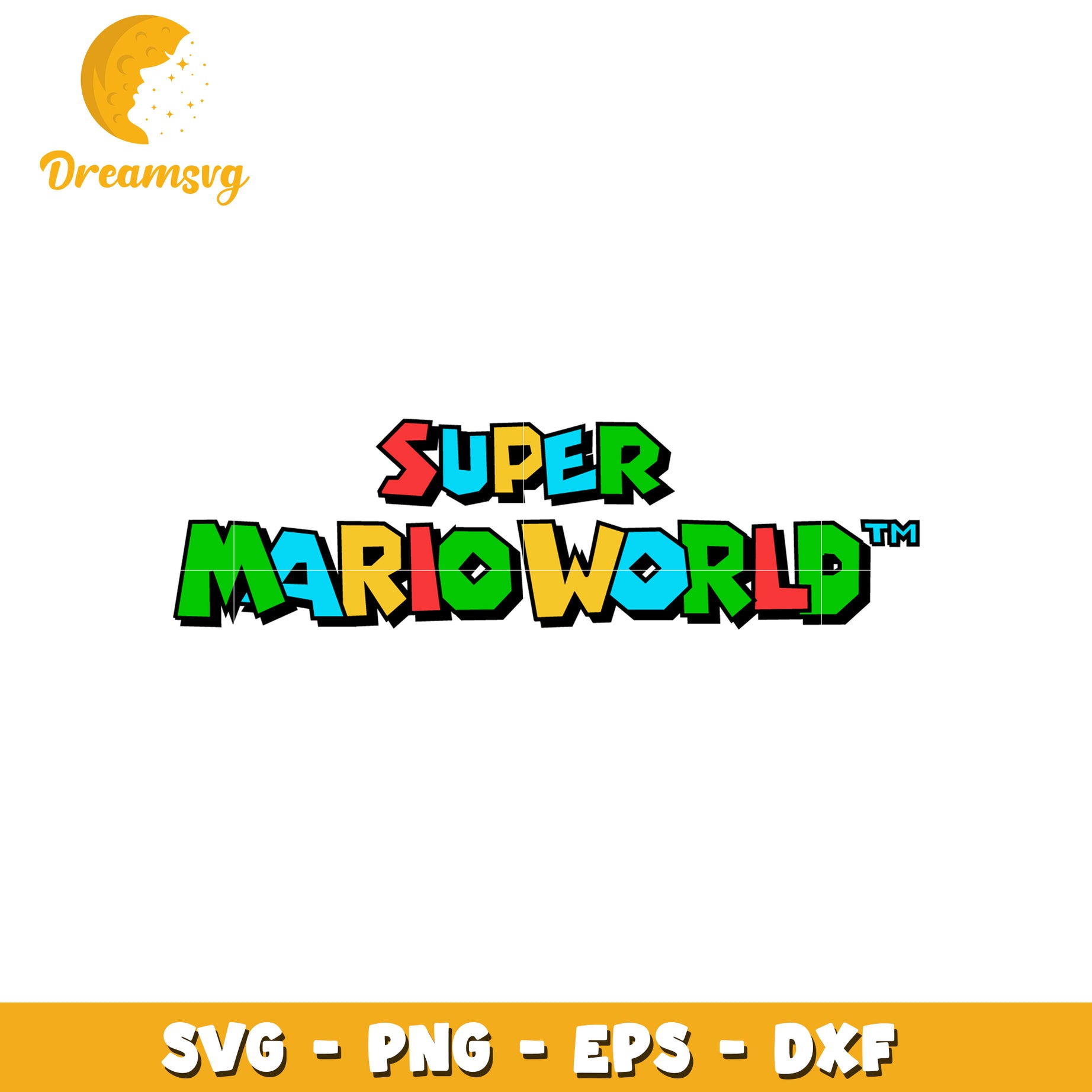 Super Mario World SVG Cut File