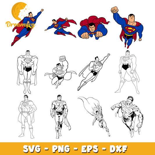 Superman characters svg, Superman avengers svg, marvel svg