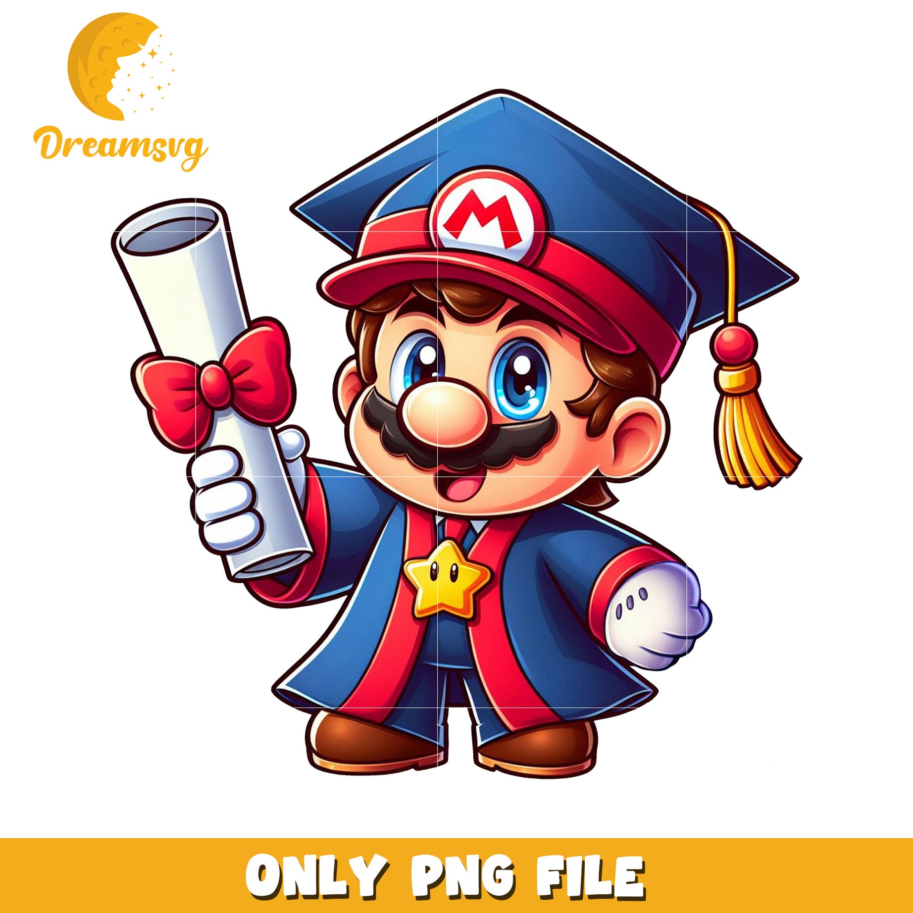 Super mario graduation  design png, super mario games png, nintendo characters​ png