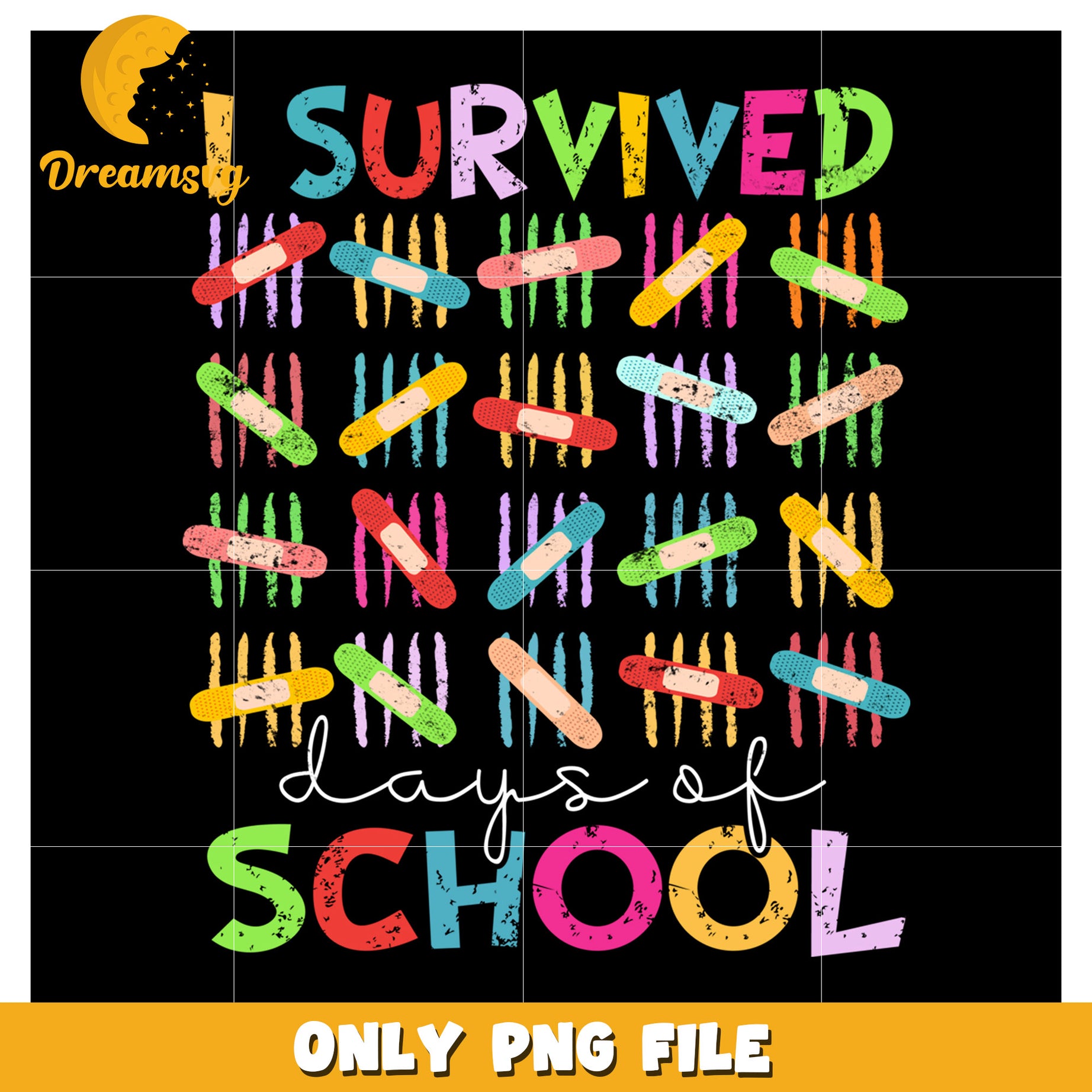 Survived Days of School PNG