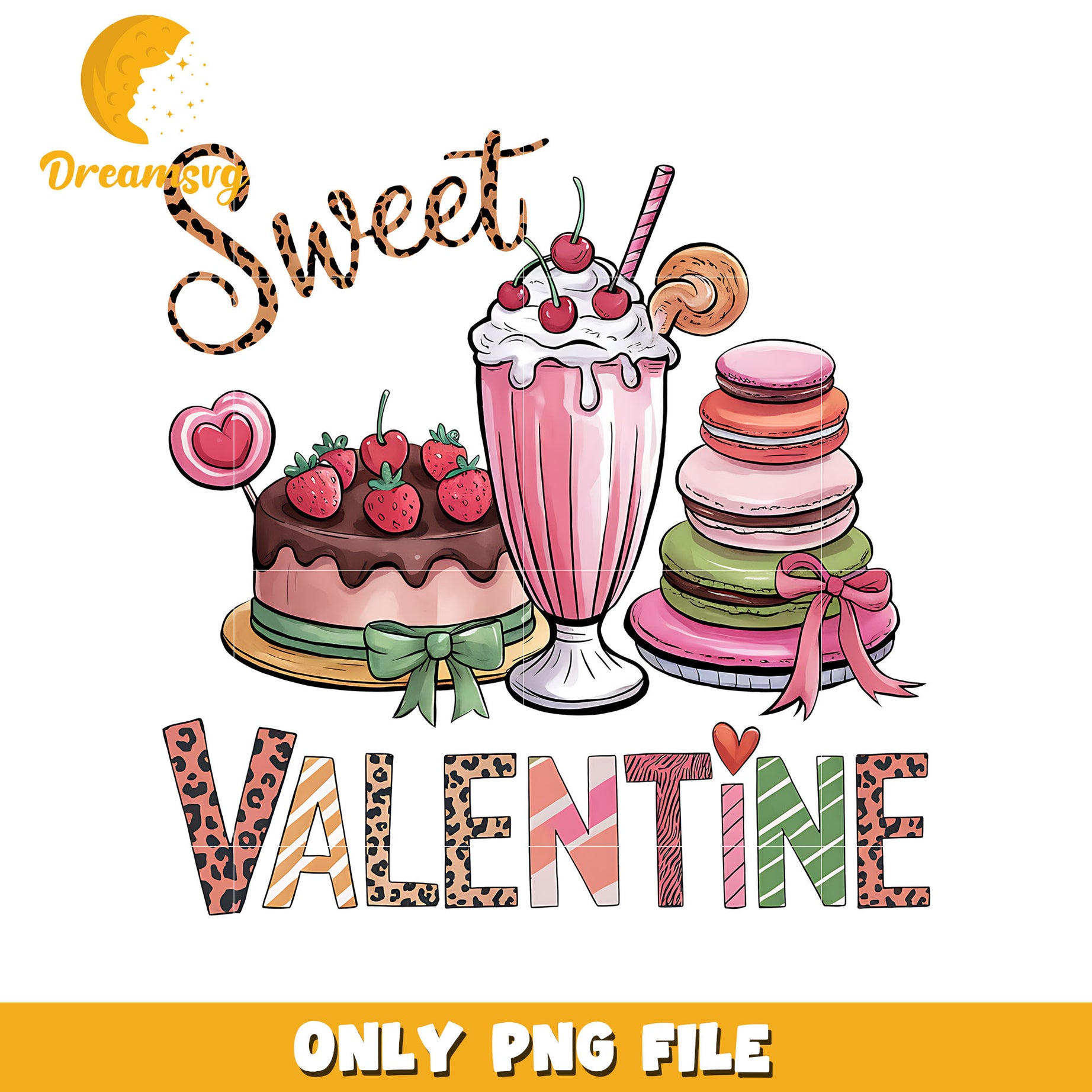 Sweet cakes sweet valentine png, sweet png, valentine png