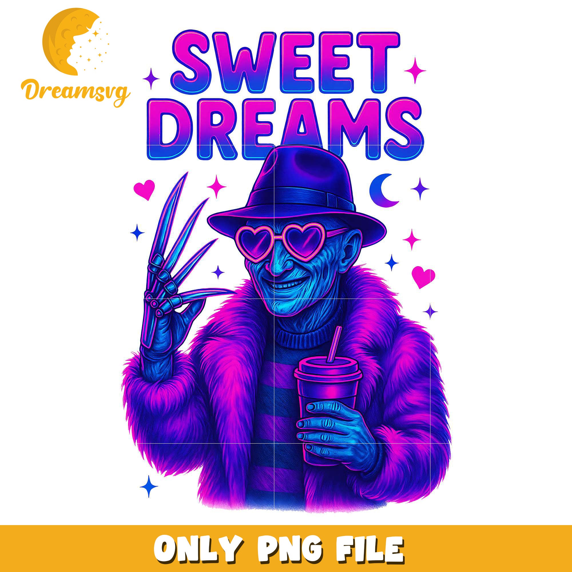 Sweet dreams png, halloween pumpkin png, spooky halloween​​ png