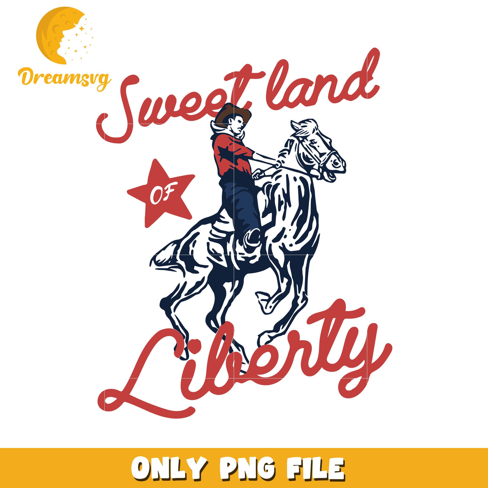 Sweet land liberty png, usa pride png, red white and blue png