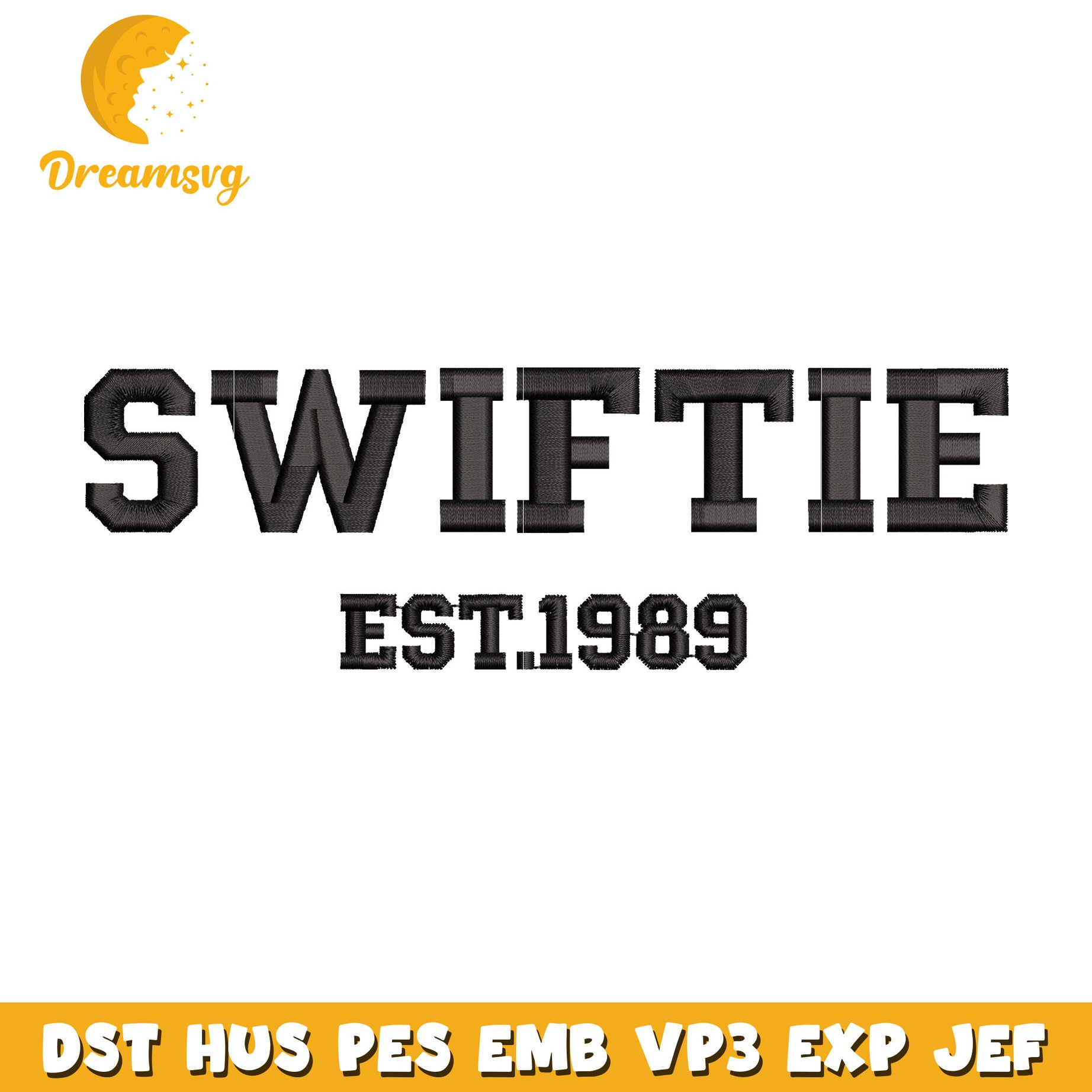 Swiftie est 1989 embroidery design