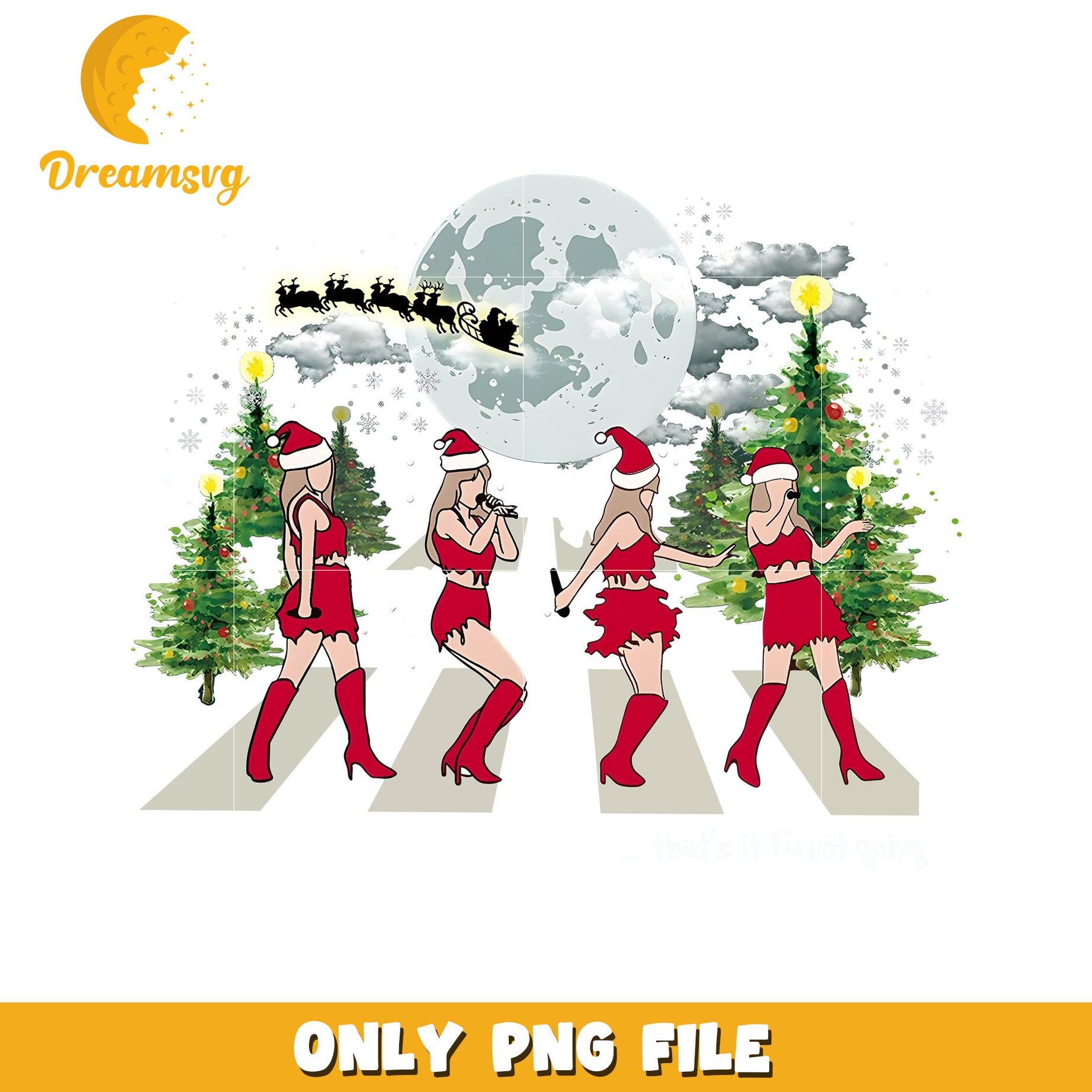 Swift that's it I'm not going png, Taylor Swift santa claus png