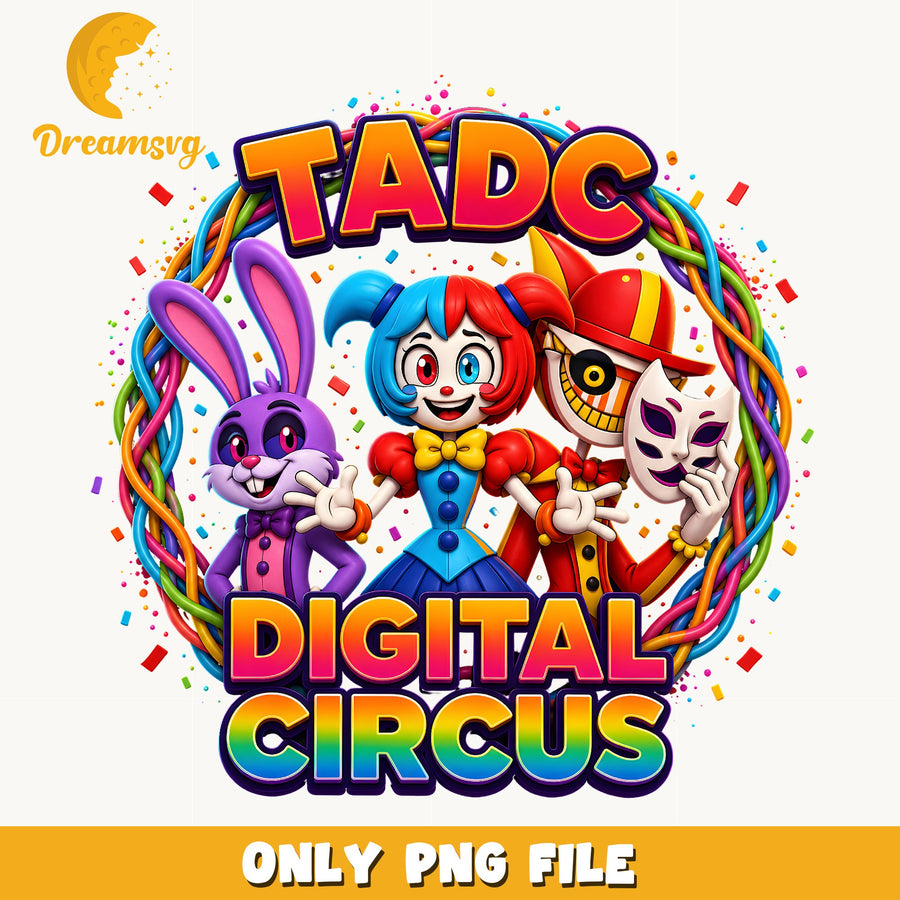 TADC Jax Pomni Caine PNG, Digital Circus, Fan PNG