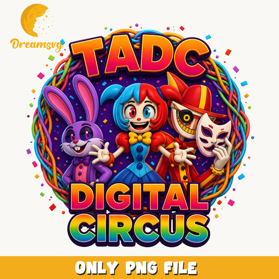 TADC Pomni Jax Circus PNG, Digital Circus 3D, Fan PNG