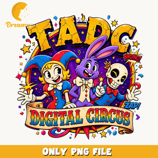TADC Pomni Jax Kinger Circus PNG, Characters, Fan PNG