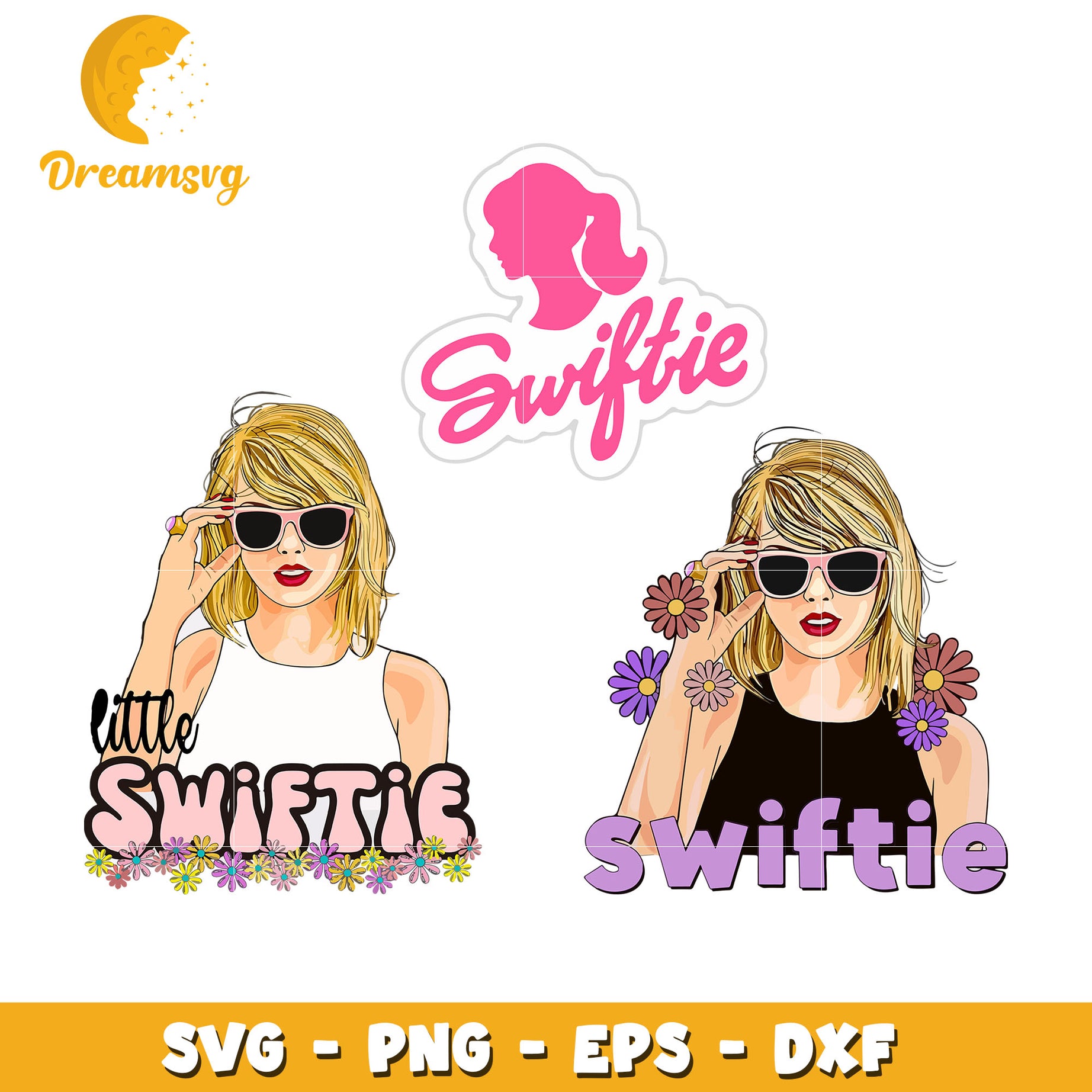 little Swiftie design bundle svg, swifties​ svg, taylor swift svg