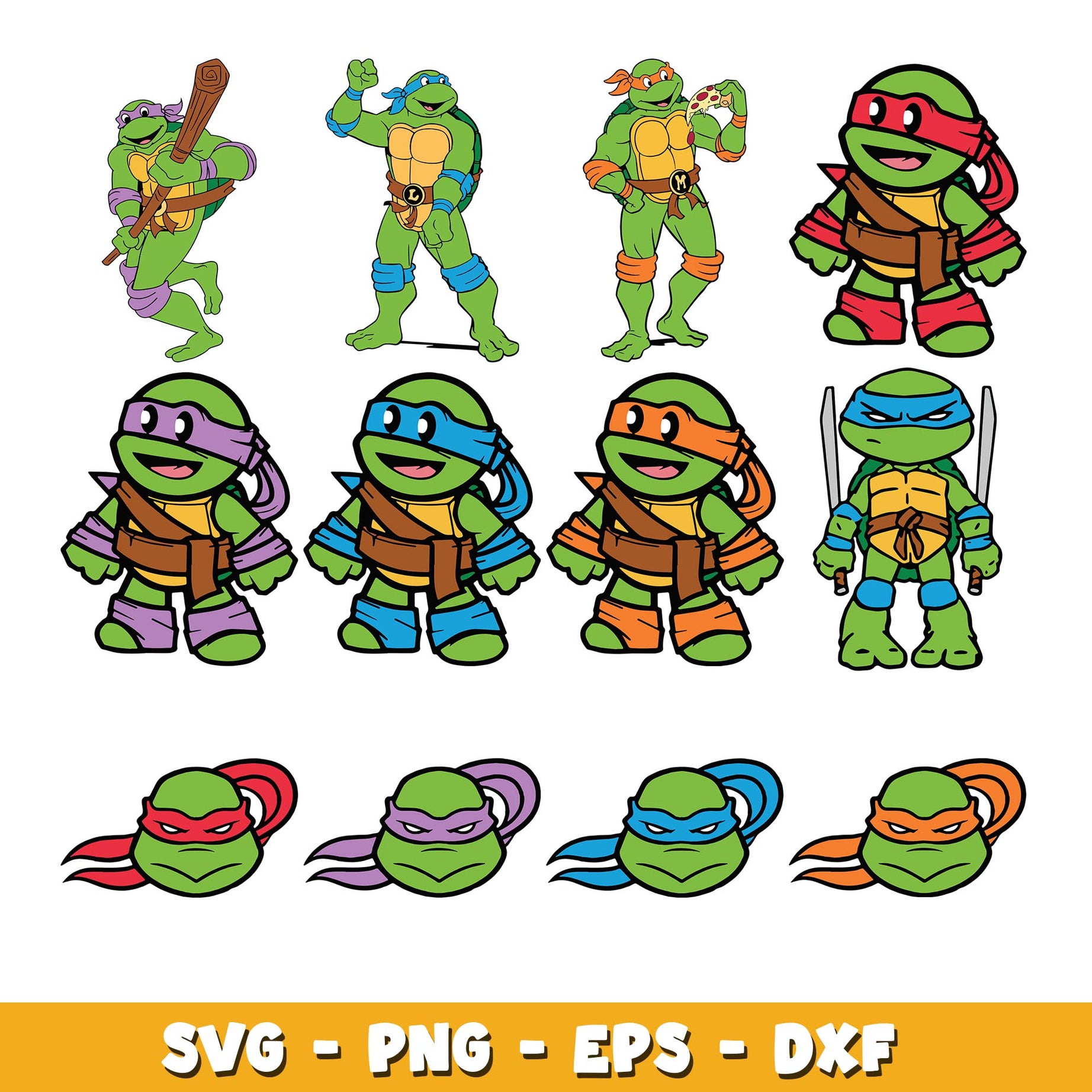 Ninja Turtles Bundle svg, Ninja Turtles  bundle svg, cartoon svg 