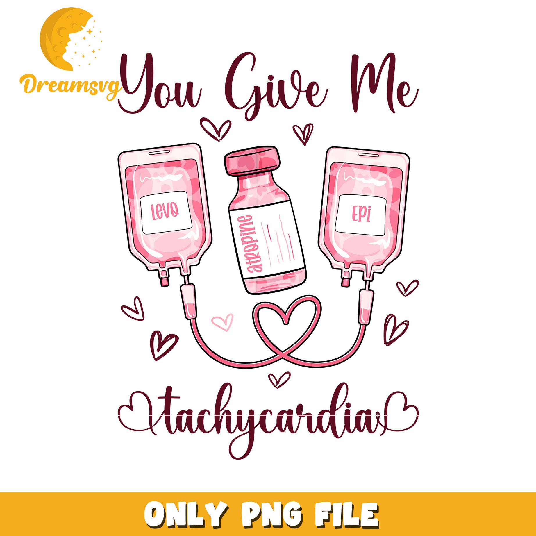 Tachycardia PNG Design