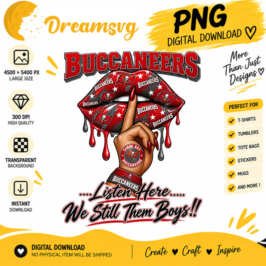 Tampa Bay Buccaneers Dripping Lips We Still Them Boys PNG