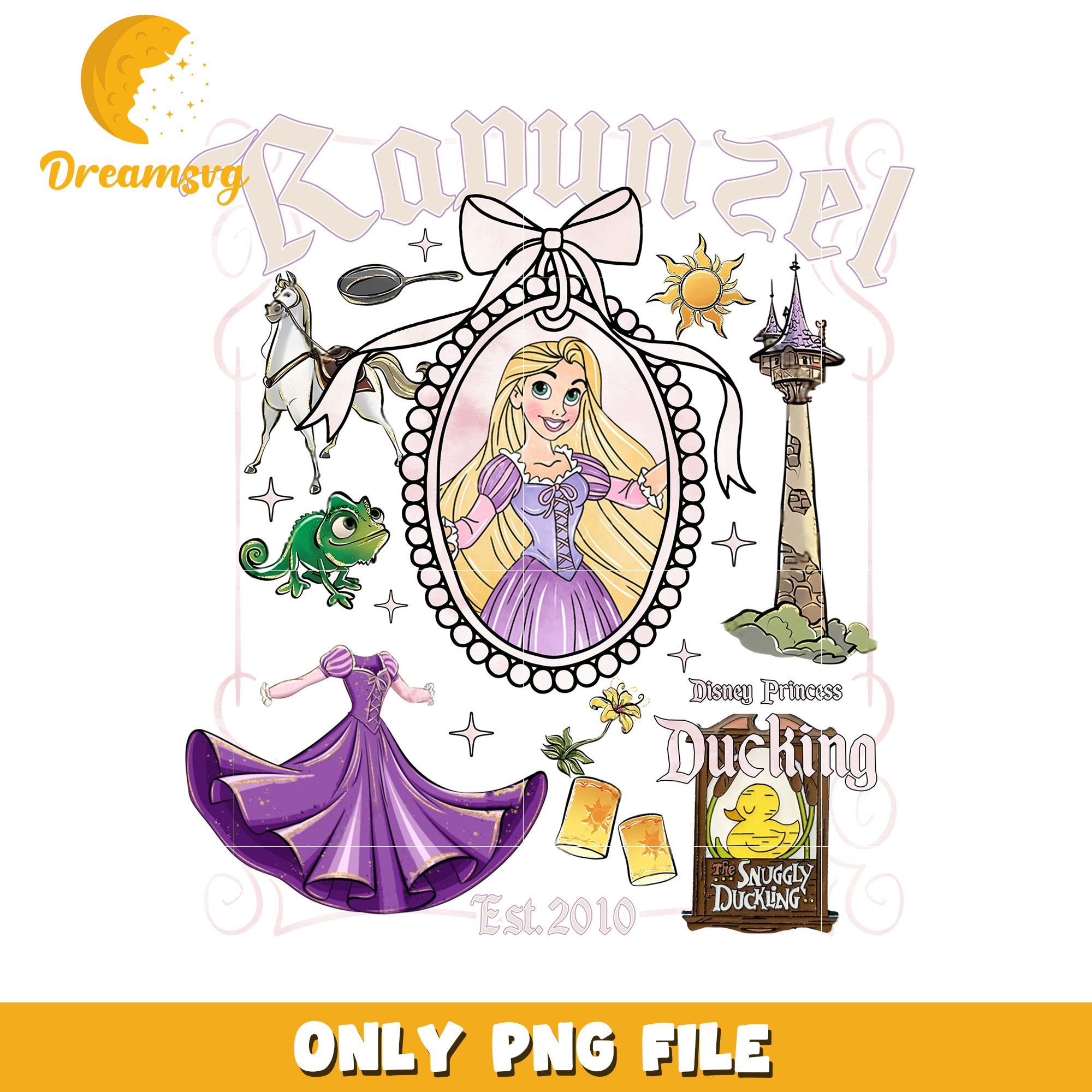 Tangled beauty characters png, disney toys png, disney movie png