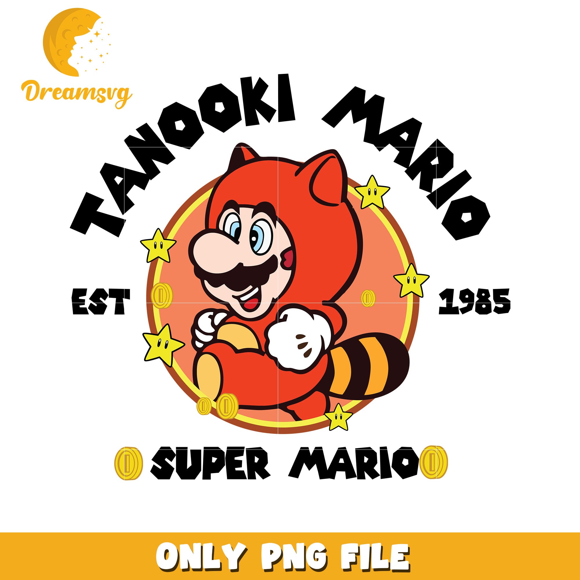 Tanooki mario super mario est 1985 png, super mario characters png, vintage mario design png