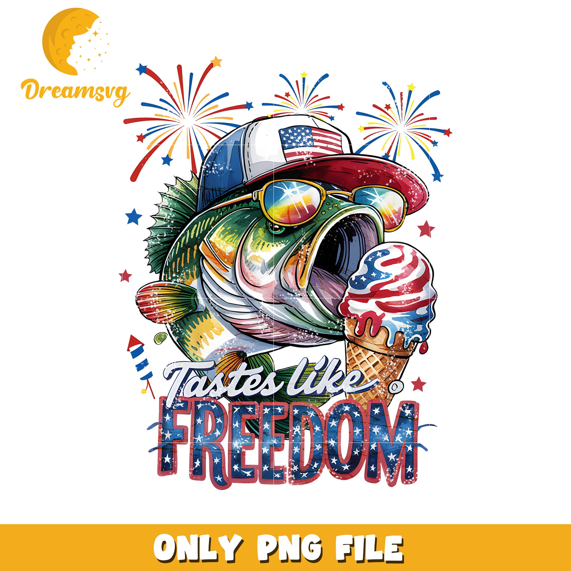 Tastes like freedom png, freedom saying png, 4th of july quote png