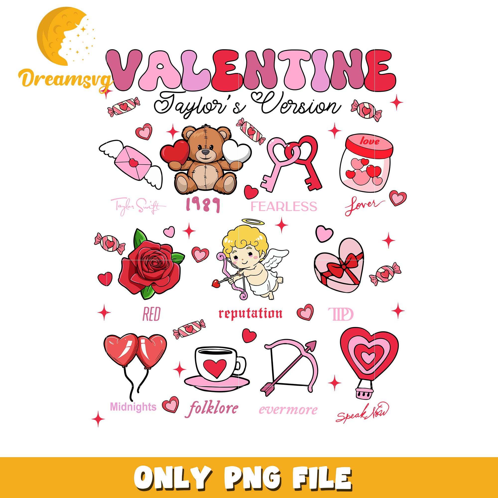 Taylor Swift Valentine PNG Clipart