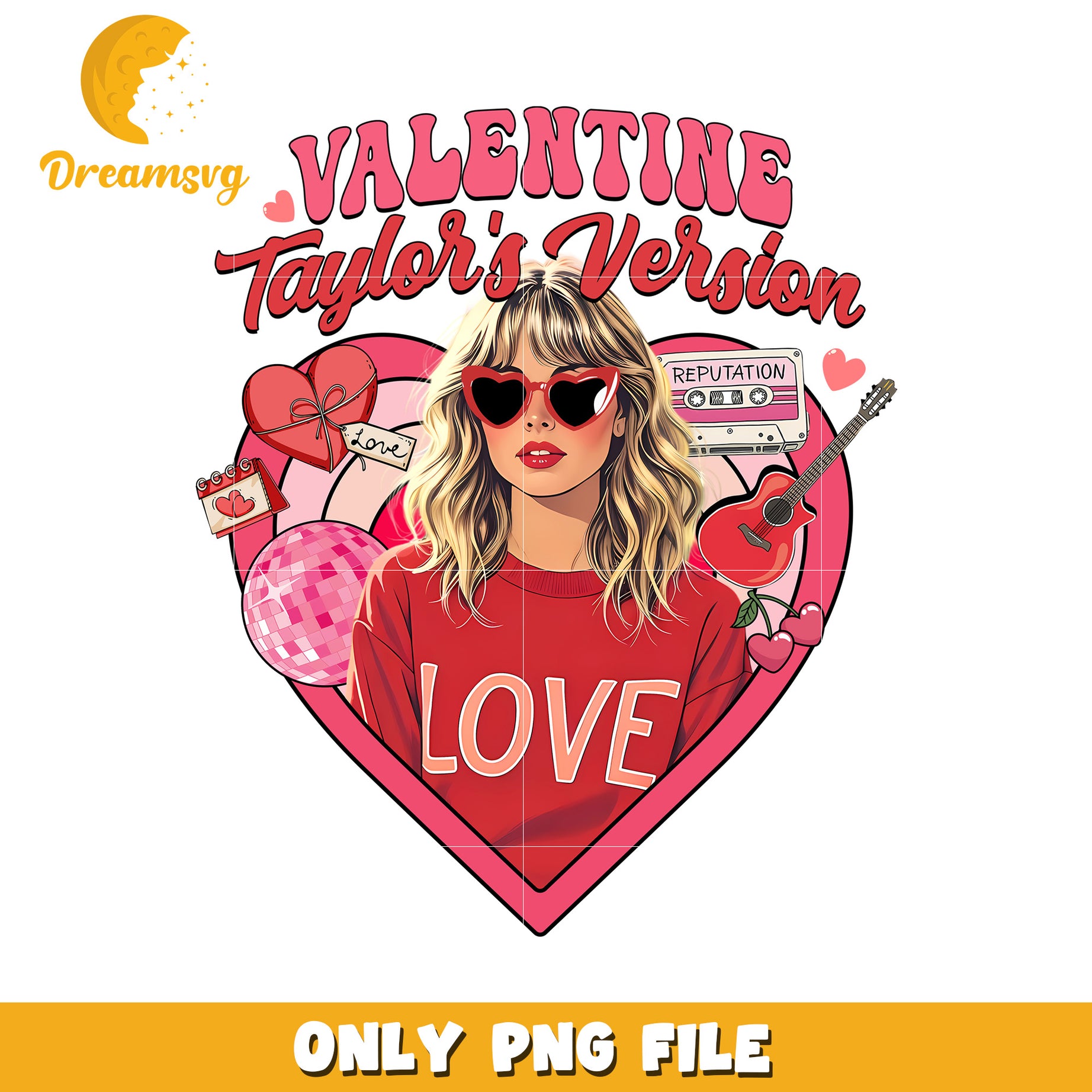 Taylor Swift Valentines PNG